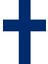 Finlandiya Bayrağı 50X75 Cm. 2