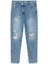 Çapraz Bel Detaylı Jean Pantolon 4