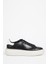 Reus Deri Siyah Antik Eva Hazır Taban Sneaker 1