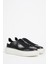 Reus Deri Siyah Antik Eva Hazır Taban Sneaker 2