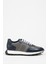 Barselona Hakiki Deri Laci Gri Soft Eva Hazır Taban Sneaker 1