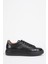 Lizbon Deri Siyah Antik Eva Hazır Taban Sneaker 1