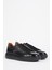 Lizbon Deri Siyah Antik Eva Hazır Taban Sneaker 2