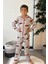🚗 Araba Desenli Erkek Çocuk Düğmeli Pijama Takımı 1