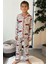 🚗 Araba Desenli Erkek Çocuk Düğmeli Pijama Takımı 4