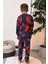 Pamuk Örümcek Adam Desenli Erkek Çocuk Pijama Takımı - Lacivert 3