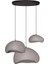 Beton Sarkıt Avize 3'lü Modern Tasarım 30-40-50 Set Yemek Odası Avize ve Salon Avize 3