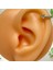 Cerrahi Çelik Tam Tur Taşlı Gold Tragus Helix Uyumlu Piercing 3