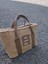 Açık Kahve - The Tote Bag Tek Göz Geniş Iç Hacimli Kalın Askılık Kol Çanta , Çapraz Çanta 2
