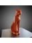 Low Poly Oturan Kedi Figürü 3
