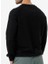Erkek Siyah Şardonsuz 3 Iplik Casual Kalıp Erkek Sweatshirt 3