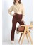 Çımalı Zra Krep Pantolon Kahve - 30068.1884. 2