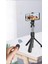 Selfie Çubuğu Tripod Siyah Kumandalı Bluetoothlu TP-1019 1