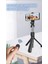 Selfie Çubuğu Tripod Siyah Kumandalı Bluetoothlu TP-1019 2