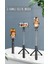 Selfie Çubuğu Tripod Siyah Kumandalı Bluetoothlu TP-1019 4