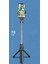 Selfie Çubuğu Tripod Siyah Kumandalı Bluetoothlu TP-1019 5