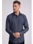 Slim Fit Dar Kesim Armürlü Erkek Gömlek 2
