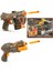Dual Blasters Sünger Mermi Atan 2'li Tabanca Seti 1