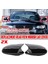 Çift Araba Siyah Dikiz Aynası Kapatma Kapakları ile Uyumlu E90 E91 PRE-2005-2007 E92 E93 2006-2009 E80 E81 E87 (Yurt Dışından) 2
