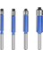 4 Adet 6.35MM Shank Yüksek Kaliteli Freze Kesici Gömme Trim Rulman Yönlendirici Bit Seti Ağaç Işleme ile Uyumlu (Yurt Dışından) 2