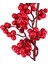 2 Adet 5.9 Ft Noel Kırmızı Berry Çelenk Yapay Bordo Kırmızı Pip Noel Çelenk (Yurt Dışından) 5