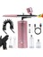 Hava Kompresörü ve Eldivenli Airbrush KITI-27PSI Yüksek Basınçlı Airbrush Hortumlu Kablosuz Airbrush Model Boyama Pembe (Yurt Dışından) 1
