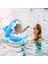 Bebek Yüzme Havuzu Şamandıra Halkası Çıkarılabilir Şişme Gölgelik ile Yürümeye Başlayan Floaties Bebek 6 36 Aylık Çocuklarla Uyumlu (Yurt Dışından) 4