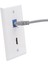 Paket 2 Portlu Cat6 ve Hat Içi Bağlayıcılı Uyumlu Duvar Plakası Dişi - Dişi Duvar Plakası (Yurt Dışından) 5