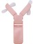 Mini Taşınabilir Çift Elle Katlanır Fan USB Cep Katlama Fanları 2 Kullanım Modu Küçük Elektrikli El Ev Aletleri Pembe (Yurt Dışından) 4