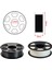 3D Yazıcı Filament Pla +, 3D Baskı 1.75MM Pla Plus, Çoğu 3D Yazıcı Beyazı Için Yükseltilmiş Düzgün Yaralanmış 1kg Makara (Yurt Dışından) 2
