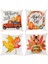 Sonbahar Yastık Kılıfları 18X18, Ev Için Sonbahar Dekoru, Maples Dekoratif Kırlentler 4'lü Set, Happy Fall Kanepe Yastık Kılıfı (Yurt Dışından) 1