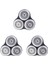 3x SH90 Yedek Kafaları Philips Norelco Traş Makineleri Serisi 9000 S9911 S9731 S9711 S9511 S9111 S9031 S9988 Jilet (Yurt Dışından) 1