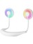 El Serbest USB Kişisel Fan - Taşınabilir El Mini LED Fan Kulaklık Tasarımı Boyun Bandı Dahili Gökkuşağı ve Beyaz Işık, 3 Hız, Sessiz, Şarj Edilebilir Spor Için Mükemmel (Yurt Dışından) 5