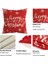 Noel Yastık Kapakları 18X18 Inç Tatil Atmak Yastık Kapakları Kış Merry Christmas Kar Tanesi Yastık Yastık Örtüsü (Yurt Dışından) 3