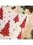 Noel Yastık Kapakları 18X18 Inç Tatil Atmak Yastık Kapakları Kış Merry Christmas Kar Tanesi Yastık Yastık Örtüsü (Yurt Dışından) 4