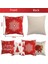 Noel Yastık Kapakları 18X18 Inç Tatil Atmak Yastık Kapakları Kış Merry Christmas Kar Tanesi Yastık Yastık Örtüsü (Yurt Dışından) 5