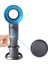Bladeless Fan USB Şarj Edilebilir El Mini Soğutucu Taşınabilir Yapraksız Kullanışlı 3 Hız (Gri Gümüş) (Yurt Dışından) 1