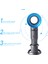 Bladeless Fan USB Şarj Edilebilir El Mini Soğutucu Taşınabilir Yapraksız Kullanışlı 3 Hız (Gri Gümüş) (Yurt Dışından) 4