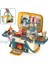 Çocuklar Barbekü Izgara Playset Piknik Mutfak Sepeti Müzikli ve Işıklı Oyuncaklar Oyna Yiyecekleri Pişirme Rol Oynama Oyuncakları (Yurt Dışından) 3