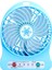Taşınabilir Şarj Edilebilir Mini Fan Hava Soğutucu Masası USB Soğutma El Fanları Mavi (Yurt Dışından) 2
