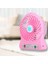 Taşınabilir Şarj Edilebilir Mini Fan Hava Soğutucu Masası USB Soğutma El Fanları Mavi (Yurt Dışından) 4