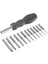 12 Paket Torx Başlı Tornavida Ucu Seti 1/4 Inç Hex Shank T5-T40 Yıldız Tornavida Alet Kiti 1 Paket Saplı (Yurt Dışından) 2
