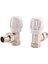 Termostatik Radyatör Vanası 2 Adet 15MM x 1/2 Inç Termostatik Açı Trv Termostatik Radyatör Vanası Ev Ofis Için (Yurt Dışından) 4
