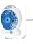 Taşınabilir Mini USB Fan Soğutucu Ev Şarj Edilebilir Su Sisi Soğutma Masaüstü Bilgisayarlar Klima Nemlendirici Mavi (Yurt Dışından) 1