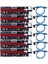6 Adet VER103D 3ın1 Güç Pcı-E Yükseltici Kart LED 4pin 6pin Sata 15PIN Pcıe 1x Ila 16X 60CM Uzatma Kablosu ile Uyumlu (Yurt Dışından) 1