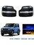 Araba Dikiz Aynası Kapağı Yan Kanat Ayna Kapağı Dönüş Sinyal Işığı ile Uyumlu Jimny JB64 JB74 2018-2020 Siyah (Yurt Dışından) 2