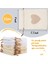 Çuval Bezi Çanta, 60 Paket 4x5.5 Inç Ipli Kalp Çuval Bezi Hediye Çantası Şeker Torbalar Keten Cepler Sevgililer Günü Noel Için (Yurt Dışından) 5