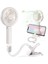 Mini Taşınabilir El Fanı 3 Hız Şarj Edilebilir LED Gece Işıkları Masaüstü Çok Amaçlı Küçük, Katlanabilir Klipsli, Telefon Tutucu ve Ev Ofis Dış Mekan Seyahat Için USB Kablosu (Yurt Dışından) 1