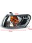 Adet Araba Ön Köşe Lambası Işıkları Lens Siyah AE100 E100 AE101 1993-1997 Sinyal Lambası Kablo Demeti Yok (Yurt Dışından) 4