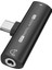 2ın1 USB Type-C - USB C/3.5mm Kulaklık Adaptörü Kulaklık Dac Ses Dönüştürücü 32BIT/384KHZ Dijital Dekoder PD27W Siyah (Yurt Dışından) 1